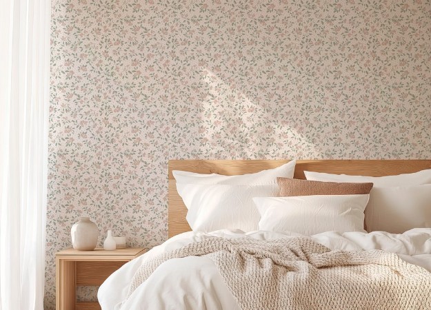 Coloring Branches in Bloom White - 1034401-01 - 04876-01 paint Wallpassion